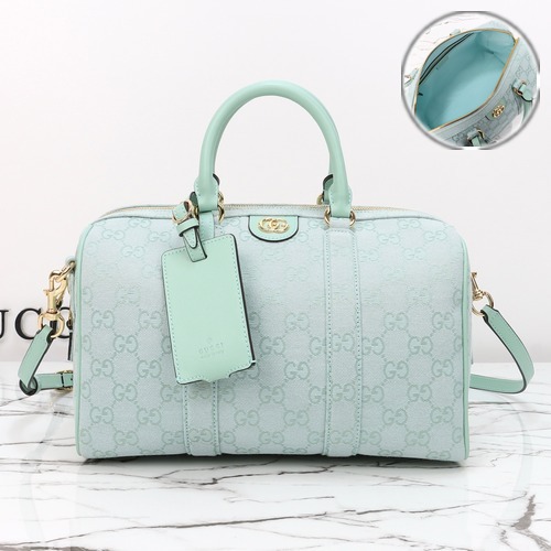 Gucci Ophidia Medium Top Handle Bag 구찌 오피디아 미디엄 탑핸들 백 857595 민트 GG 자카드 패브릭 30cm