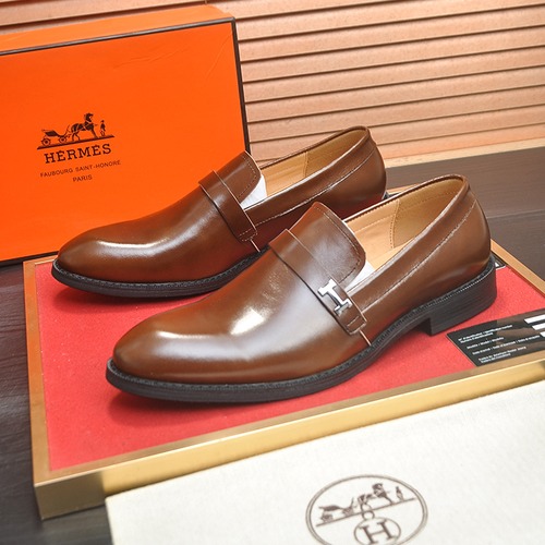 Hermès Men’s Leather Sneakers 에르메스 남성 가죽 구두 2.5cm