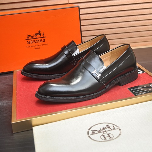 Hermès Men’s Leather Sneakers 에르메스 남성 가죽 구두 2.5cm