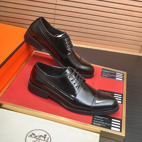 Hermès Men’s Leather Oxford Dress Shoes 에르메스 남성 가죽 옥스포드 정장 구두 2.5cm