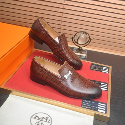 Hermès Men’s Leather Dress Shoes 에르메스 남성 가죽 정장 구두 2.5cm