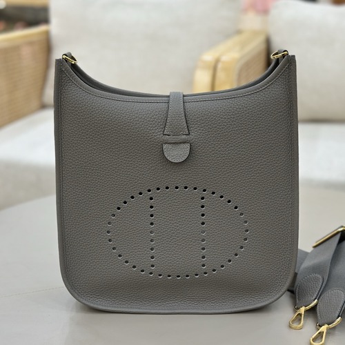 Hermes Evelyne 29 Clemence Leather 에르메스 에블린 29 클레망스 가죽 다크그레이 숄더백 29cm