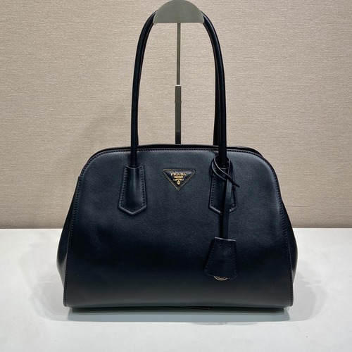 Prada Calfskin Tote Bag 1BG606 34cm 프라다 카프스킨 토트백 1BG606 블랙 34cm