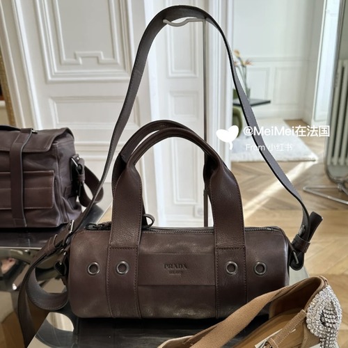 Prada Leather Mini Duffle Bag 1BB161 28.5cm 프라다 가죽 미니 더플백 1BB161 28.5cm
