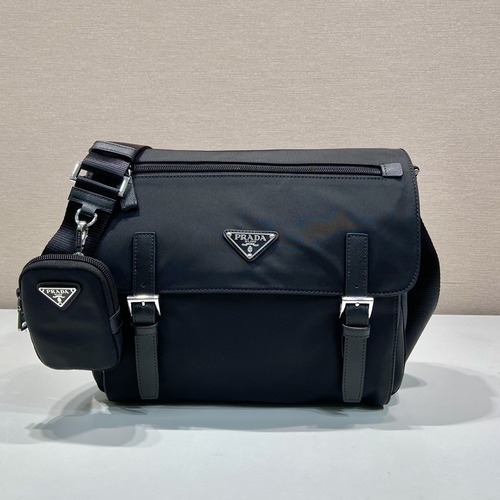 Prada Re-Nylon Messenger Bag 1BD953B 27cm 프라다 리나일론 메신저백 1BD953B 블랙 27cm