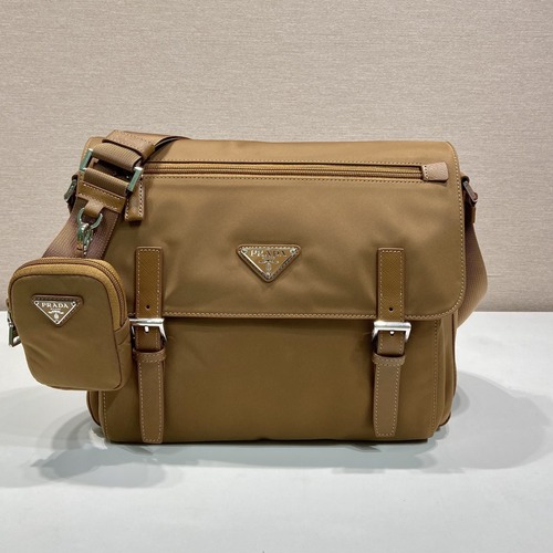 Prada Re-Nylon Messenger Bag 1BD953B 27cm 프라다 리나일론 메신저백 1BD953B 브라운 27cm