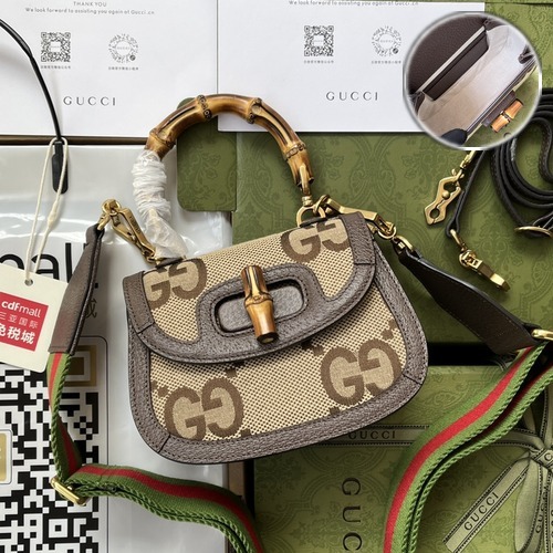 Gucci Bamboo 1947 Mini Top Handle Bag구찌 뱀부 1947 미니 탑핸들 백 735116-1 17cm