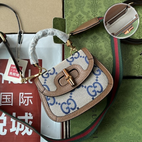 Gucci Bamboo 1947 Mini Top Handle Bag구찌 뱀부 1947 미니 탑핸들 백 735116-2 17cm