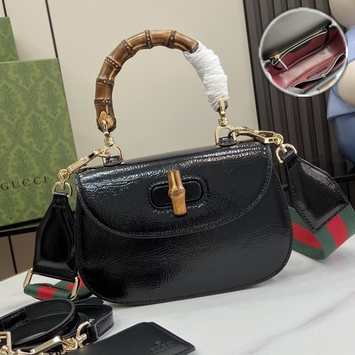 Gucci Bamboo 1947 Small Top Handle Bag 구찌 뱀부 1947 스몰 탑핸들 백 675797 21cm