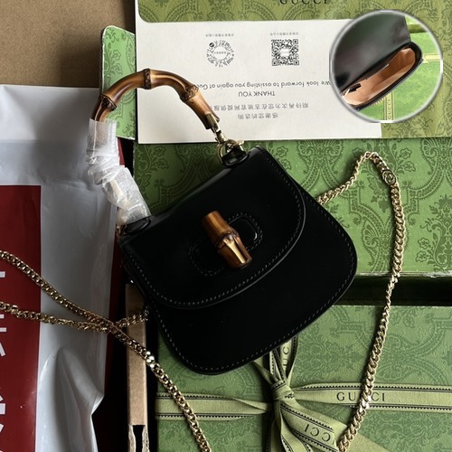 Gucci Bamboo 1947 Mini Top Handle Bag 구찌 뱀부 1947 미니 탑핸들 백 760246 18.5cm