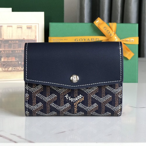 Goyard Saint-Gabriel Goyardine Wallet 고야드 생가브리엘 반지갑 네이 12cm