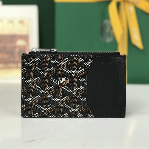 Goyard Bourbon Zipped Card Holder 고야드 버번 지퍼 카드홀더 블랙 12.5cm