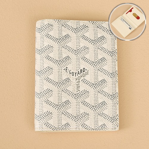 Goyard Saint-Marc Card Holder Wallet 고야드 생마르크 카드홀더 지갑 아이보리 10.7cm