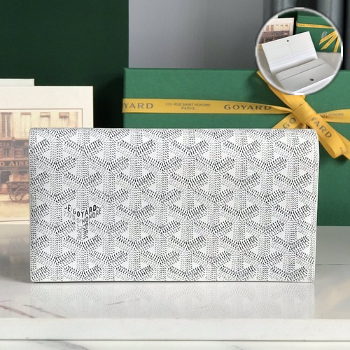 Goyard Richelieu Long Wallet 고야드 리슐리외 장지갑 화이트 19cm