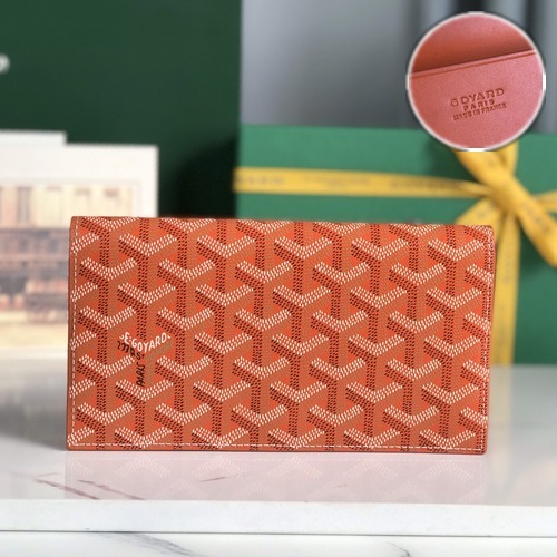Goyard Richelieu Long Wallet 고야드 리슐리외 장지갑 오렌지 19cm