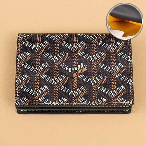 Goyard Malherbes Business Card Holder 고야드 말레르브 명함 카드홀더 다크브라운 10.2cm