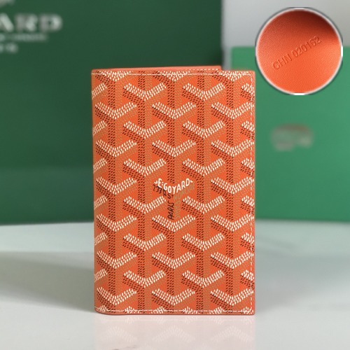 Goyard Grenelle Passport Holder Wallet 고야드 그르넬 여권지갑 오렌지 14.2cm