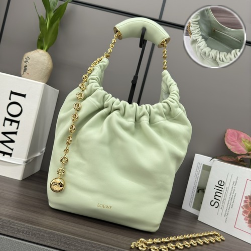 Loewe Mini Squeeze Anagram Napa Leather Top Handle Bag 로에베 미니 스퀴즈 아나그램 나파 레더 토트백 29cm