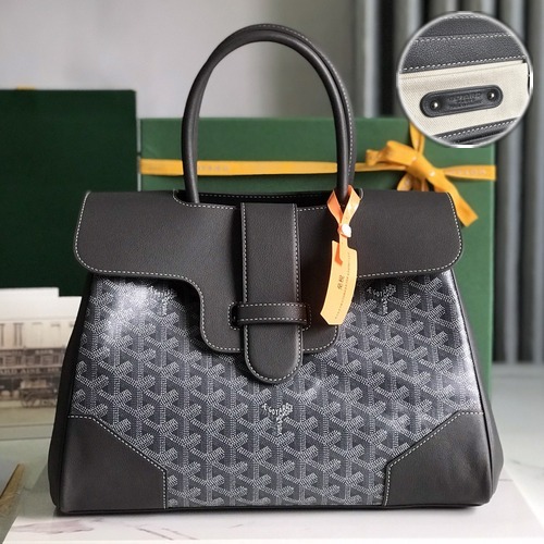 Goyard Saigon Tote Bag 고야드 사이공 토트백 고야딘 캔버스 그레이 34cm