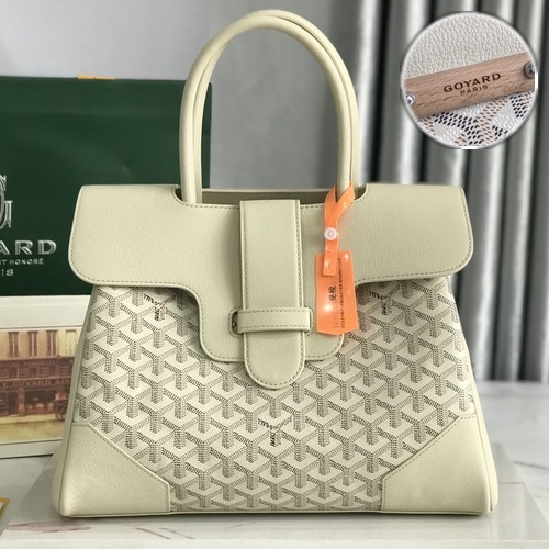 Goyard Saigon Tote Bag 고야드 사이공 토트백 고야딘 캔버스 L카키 34cm