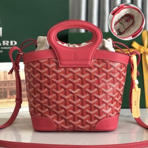 Goyard Saint Louis Mini Tote Bag Red 고야드 생루이 미니 020249 토트백 레드 23cm