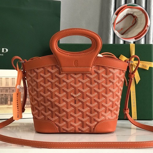 Goyard Saint Louis Mini Tote Bag Red 고야드 생루이 미니 020249 토트백 오렌지 23cm