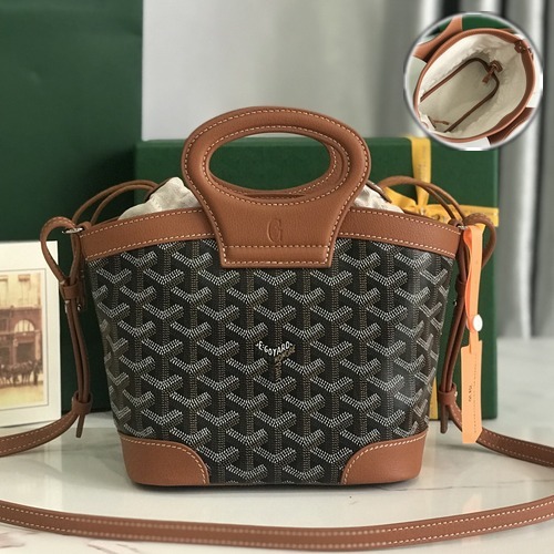 Goyard Saint Louis Mini Tote Bag Red 고야드 생루이 미니 020249 토트백 브라운 23cm