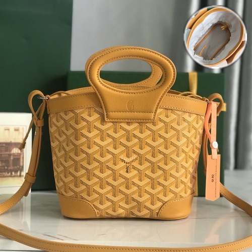 Goyard Saint Louis Mini Tote Bag Red 고야드 생루이 미니 020249 토트백 옐로우 23cm