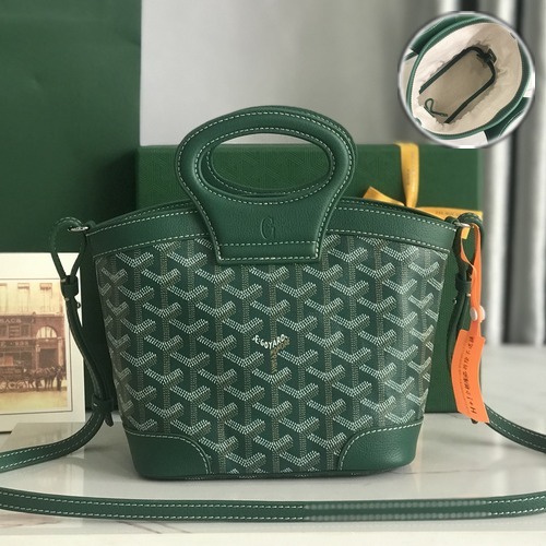 Goyard Saint Louis Mini Tote Bag Red 고야드 생루이 미니 020249 토트백 그린 23cm