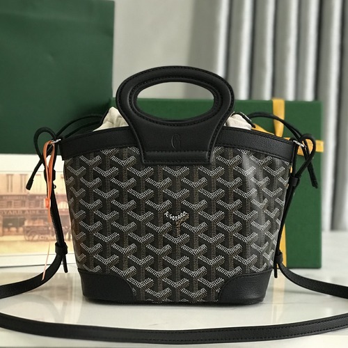 Goyard Saint Louis Mini Tote Bag Red 고야드 생루이 미니 020249 토트백 블랙 23cm