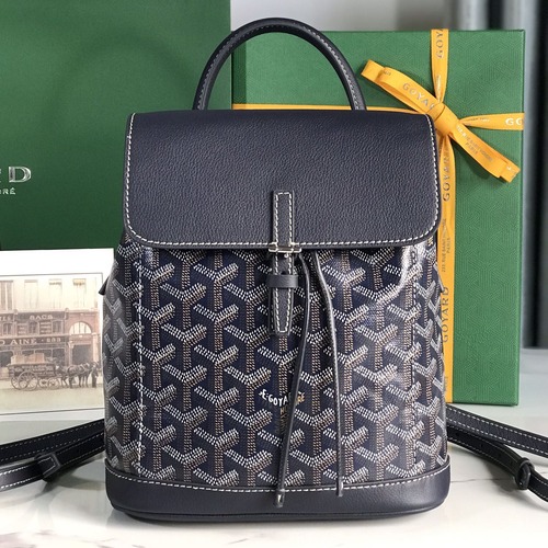 Goyard Alpin Mini Backpack Red 고야드 투웨이 알팽 미니 백팩 020195 네이비 19cm