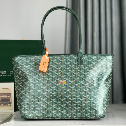 Goyard Artois PM Tote Bag Sand 고야드 아르투아 PM 토트백 020191 그린 41cm