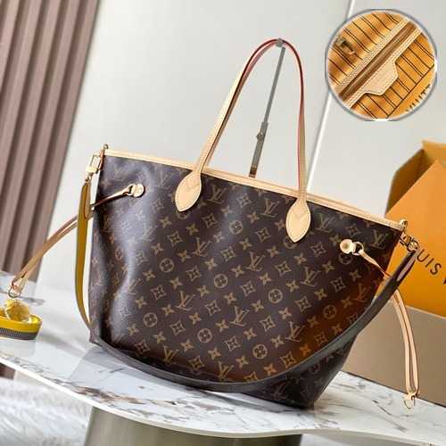 Louis Vuitton Neverfull Bandoulière Inside Out GM 루이비통 네버풀 반둘리에 인사이드 아웃 GM 토트백 M11947 모노그램 코팅 캔버스 31cm