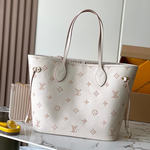 Louis Vuitton Neverfull MM Monogram Empreinte 루이비통 네버풀 MM 모노그램 앙프렝뜨 토트백 M14285 카우하이드 레더 31cm