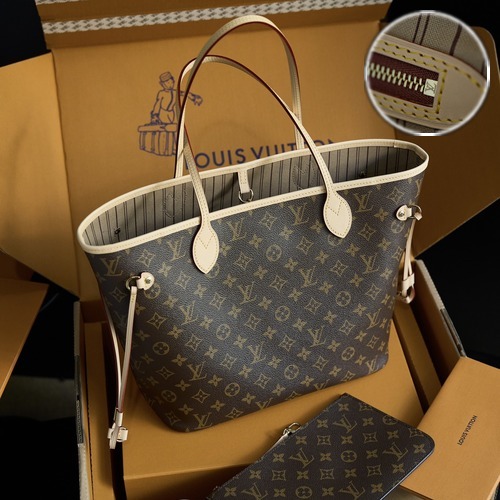 Louis Vuitton Neverfull MM Monogram 루이비통 네버풀 MM 모노그램 토트백 M46975 코팅 캔버스 31cm