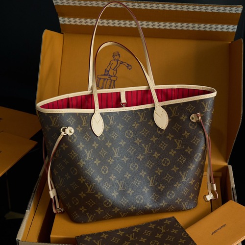 Louis Vuitton Neverfull MM Monogram 루이비통 네버풀 MM 모노그램 토트백 M46987 코팅 캔버스 31cm