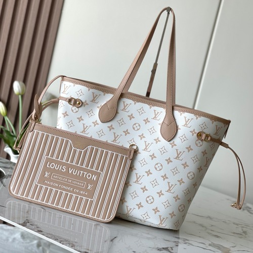 Louis Vuitton Neverfull Bandoulière Inside Out BB Monogram Empreinte 루이비통 네버풀 반둘리에 인사이드 아웃 BB 모노그램 앙프렝뜨 M25665 토트백 31cm