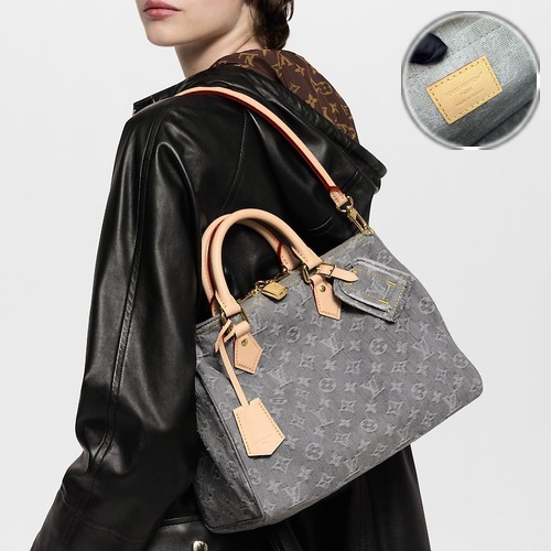 Louis Vuitton Speedy Bandoulière 30 Denim Monogram 루이비통 스피디 반둘리에 30 데님 모노그램 토트백 M13344 30cm