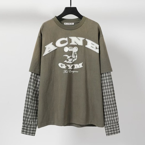 Acne Studios 2025FW Layered Long Sleeve T-Shirt | 아크네 스튜디오 2025FW 레이어드 롱슬리브 티셔츠 (코튼 100%)