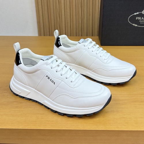 Prada Downtown Nappa Leather Sneakers 프라다 다운타운 나파 레더 스니커즈 2EE364 화이트
