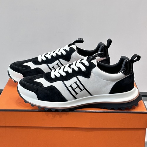 Hermes Mix Runner Sneakers 에르메스 믹스 러너 스니커즈 블랙/화이트