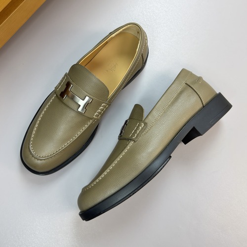Hermès Paris Loafer BM98600 에르메스 파리 로퍼 그레인레더 BM98600 카키