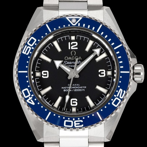 Omega Seamaster Planet Ocean 600M 오메가 씨마스터 플래닛 오션 600M 네이비베젤 블랙 다이얼 스틸밴드 42mm