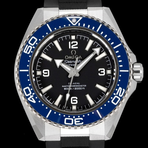Omega Seamaster Planet Ocean 600M 오메가 씨마스터 플래닛 오션 600M 네이비베젤 블랙 다이얼 러버밴드 42mm