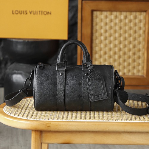 Louis Vuitton Keepall Bandoulière 25 루이비통 키폴 반둘리에 25 모노그램 섀도 카프스킨 M28369 25cm