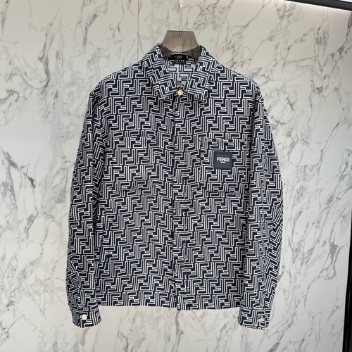 Fendi FF Motif Jacquard Shirt Jacket 펜디 FF 모티프 자카드 셔츠 재킷