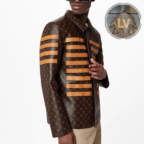 Louis Vuitton Monogram Leather Jacket 루이비통 모노그램 레더 자켓