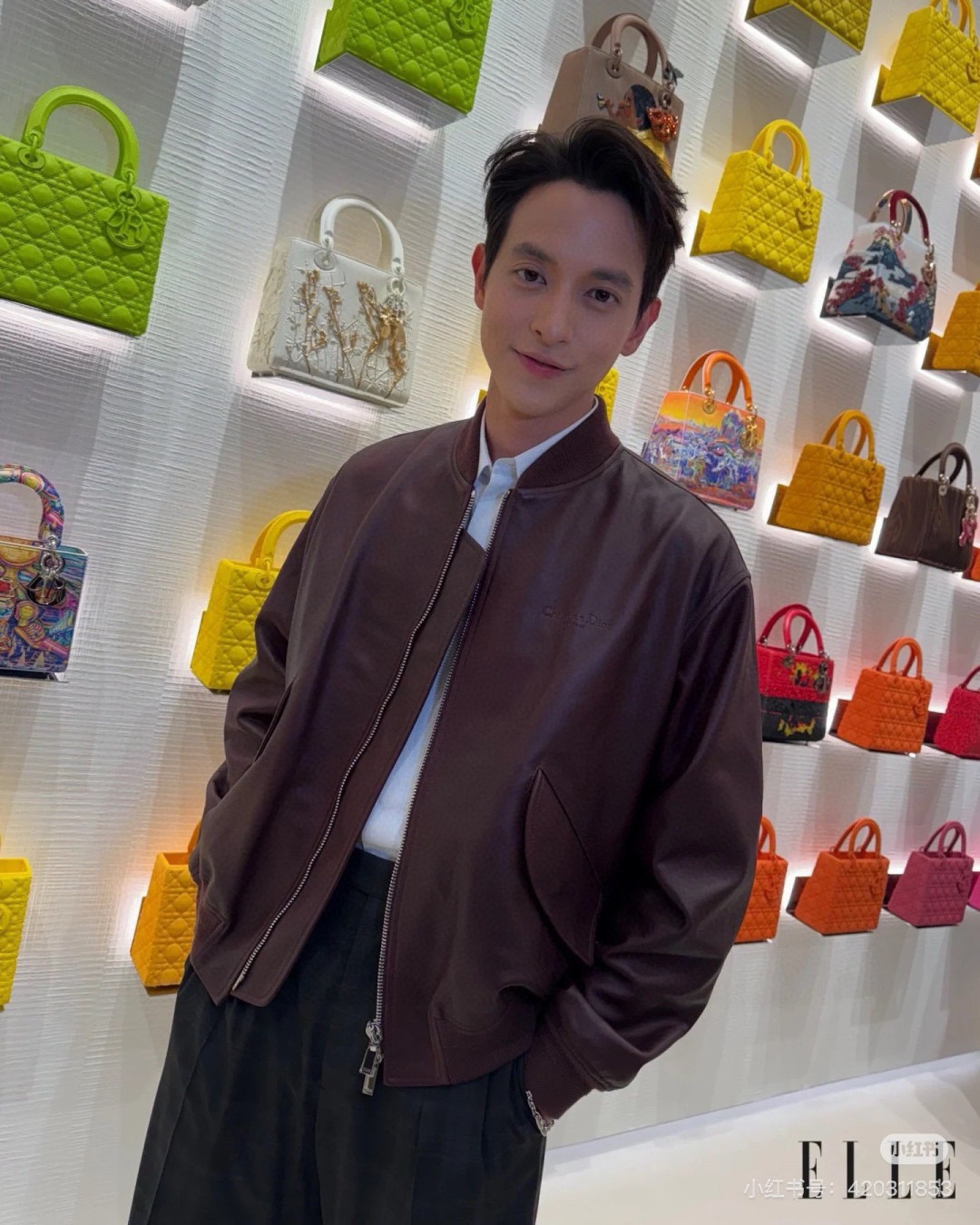 Dior Christian Dior Couture Calfskin Double Zipper Bomber Jacket 디올 크리스챤 디올 꾸뛰르 송아지 가죽 더블 지퍼 보머 재킷 3