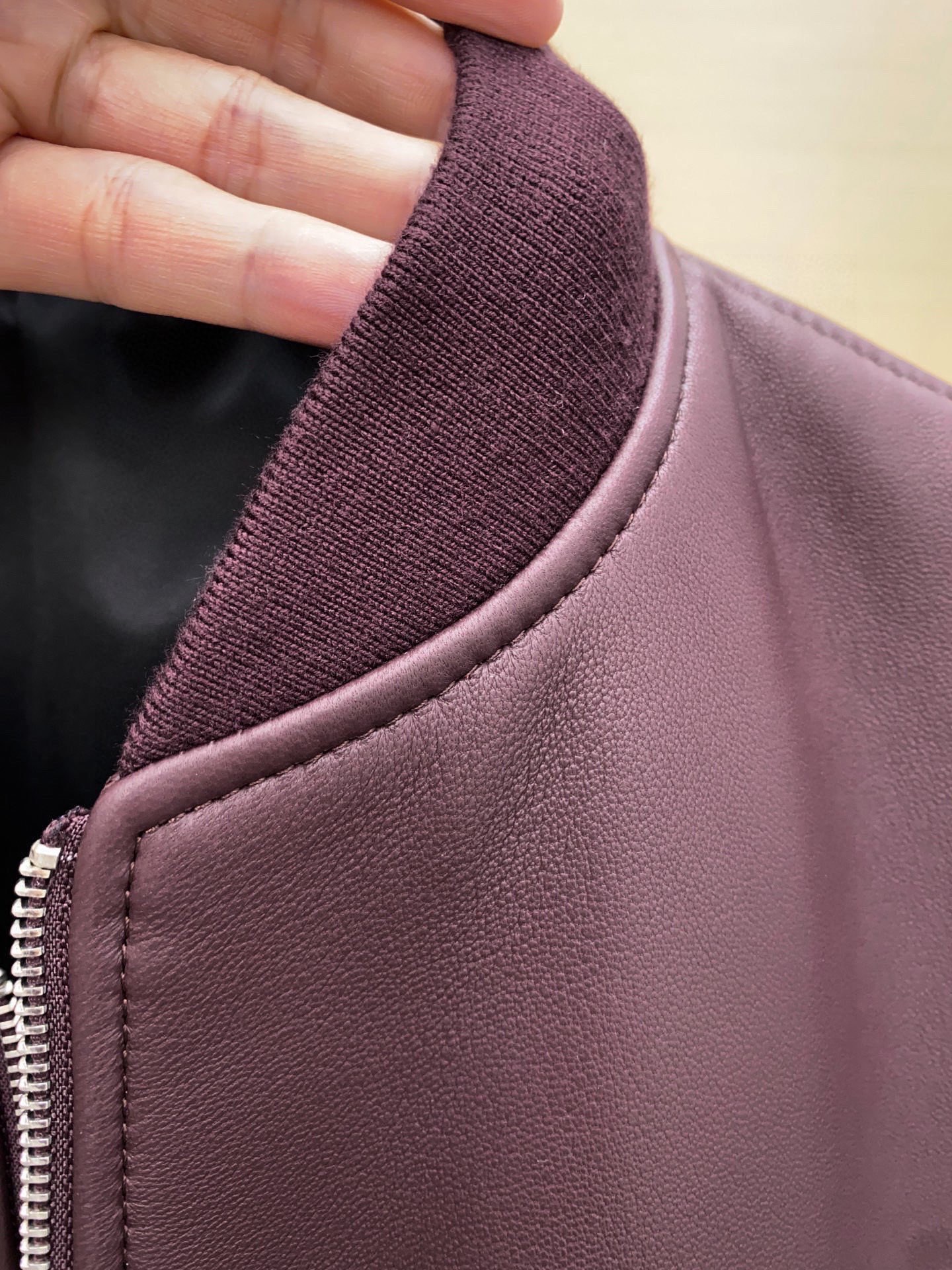 Dior Christian Dior Couture Calfskin Double Zipper Bomber Jacket 디올 크리스챤 디올 꾸뛰르 송아지 가죽 더블 지퍼 보머 재킷 8