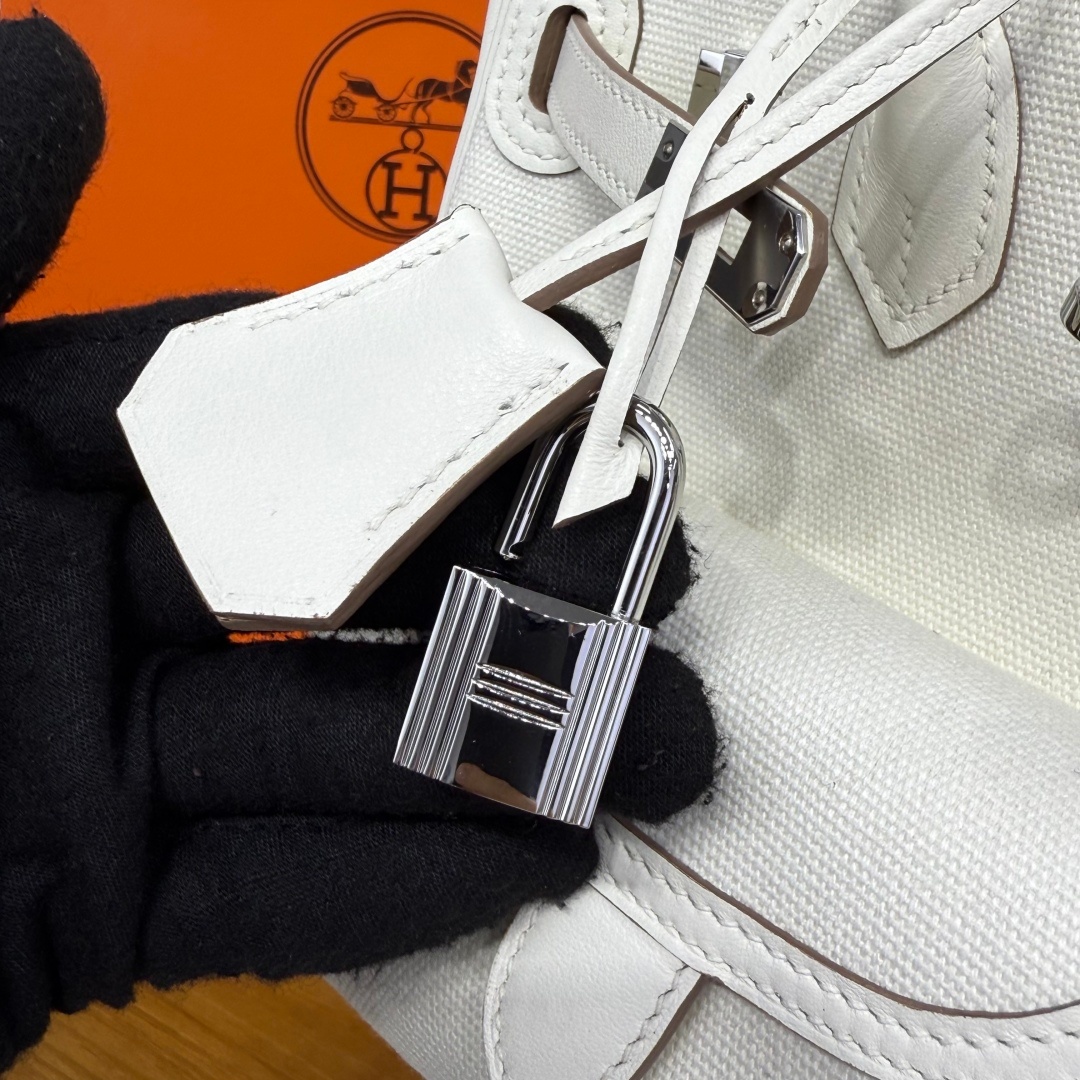 Hermes Birkin Cargo 25 Swift Leather Canvas Bag 에르메스 버킨 카고 25 스위프트 레더 캔버스 백 8